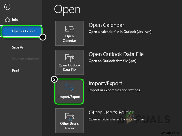 Windows에서 Outlook 오류  (0x8004010F): 데이터 파일에 액세스할 수 없음  해결 방법