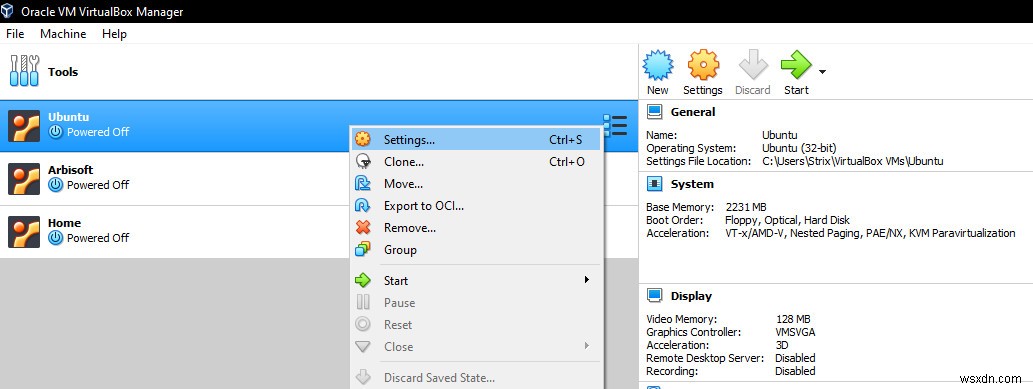 Oracle VM VirtualBox에서 USB 플래시 드라이브 접근하는 방법