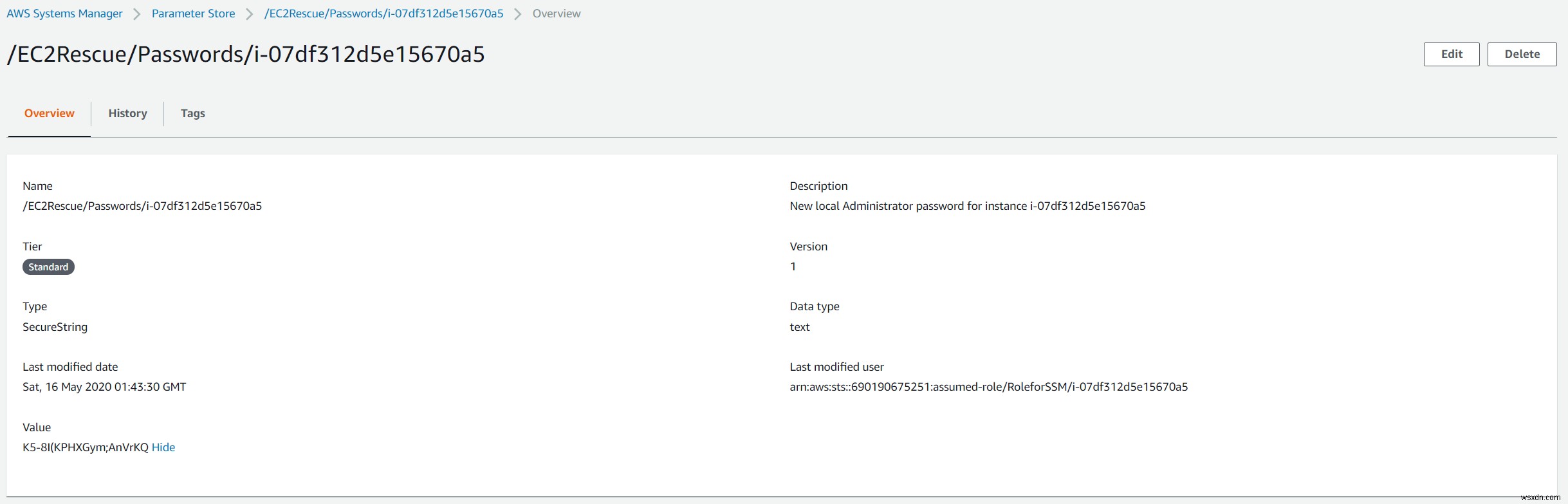 AWS Systems Manager를 활용한 EC2 Windows 인스턴스 비밀번호 재설정 방법