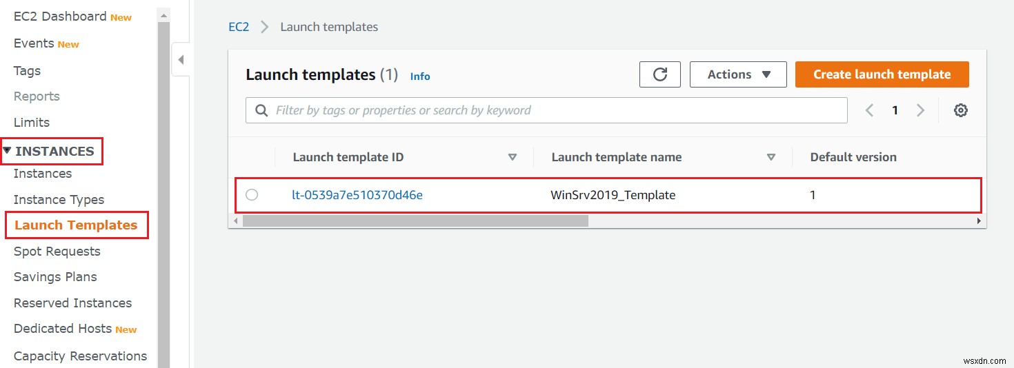 Amazon EC2 인스턴스로 시작 템플릿을 생성하고 새 인스턴스를 시작하는 방법