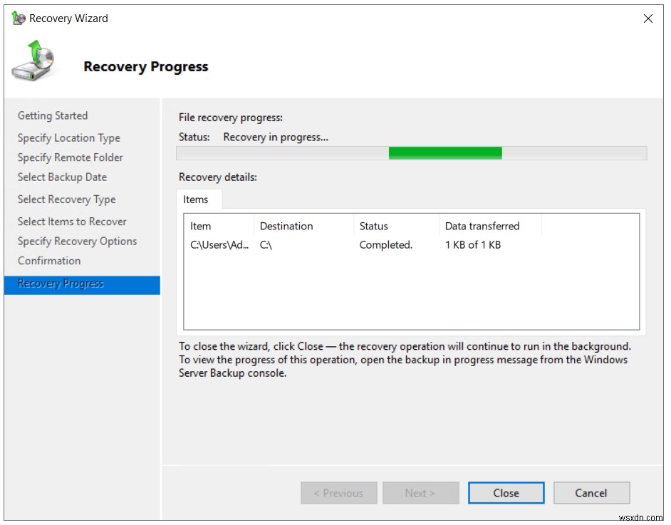 Windows Server 2019 백업 및 복원 완벽 가이드: 설치부터 복구까지