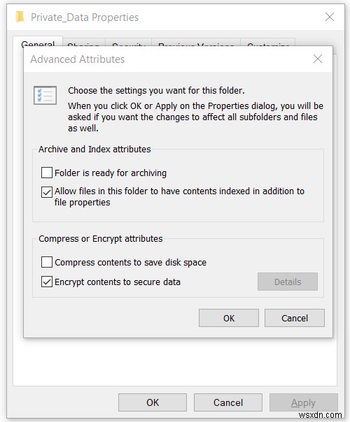 Windows 10에서 EFS(암호화 파일 시스템)로 파일과 폴더를 안전하게 암호화하는 방법