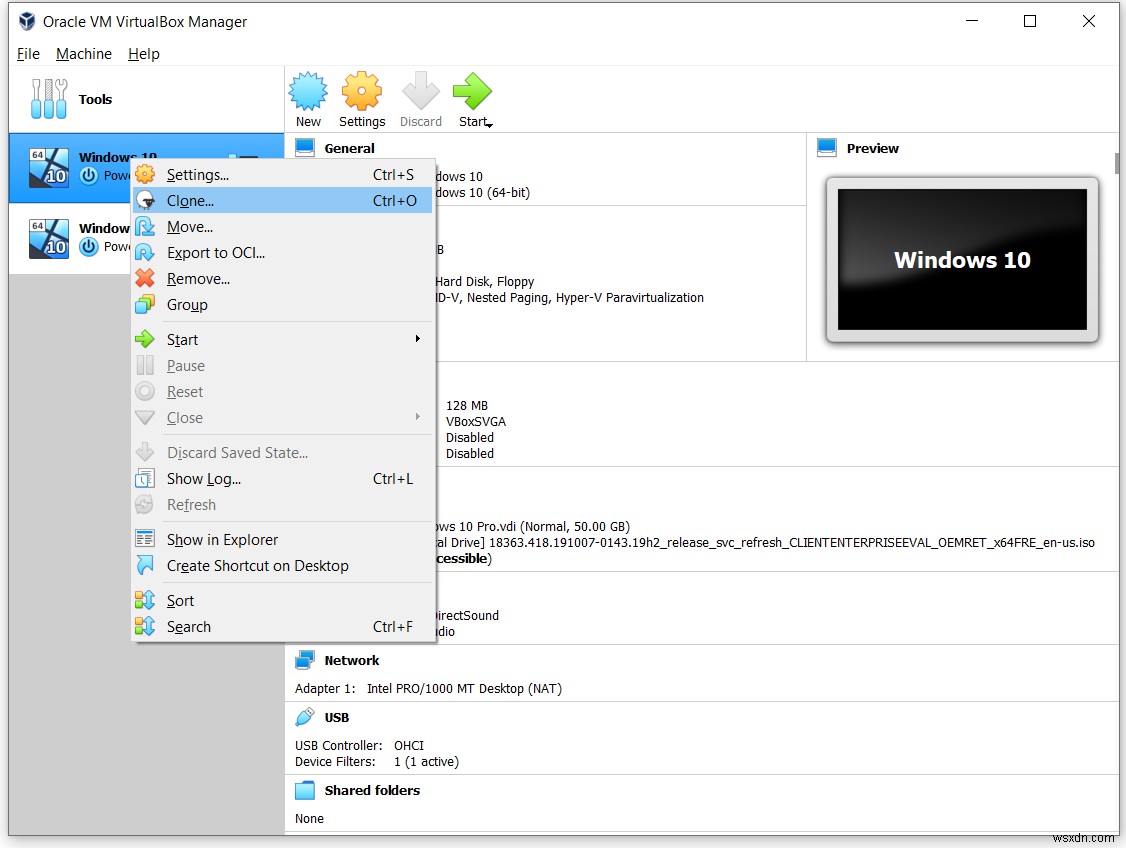 Oracle VM VirtualBox에서 가상 머신 복제하는 방법 (단계별 가이드)