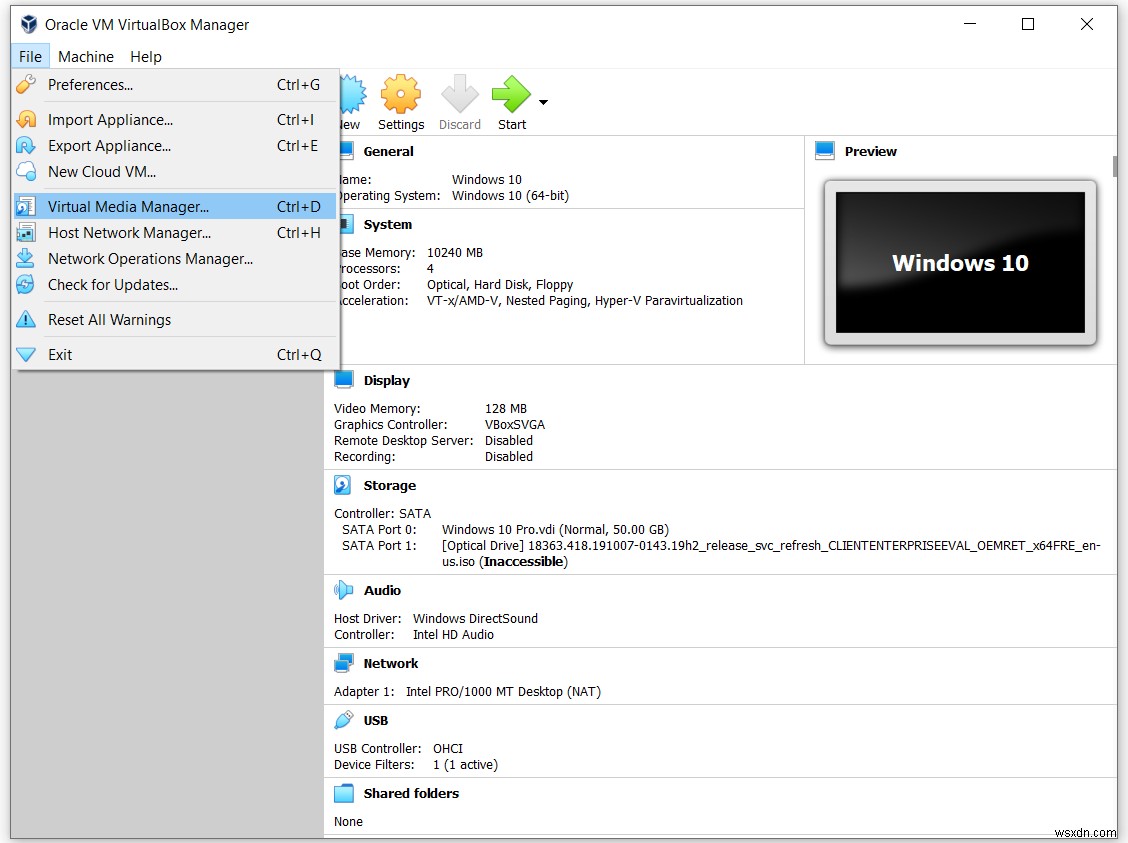 Oracle VM VirtualBox 가상 미디어 관리자(Virtual Media Manager) 활용법 완벽 가이드