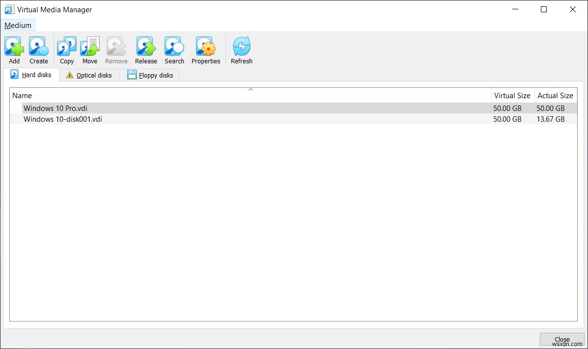 Oracle VM VirtualBox 가상 미디어 관리자(Virtual Media Manager) 활용법 완벽 가이드
