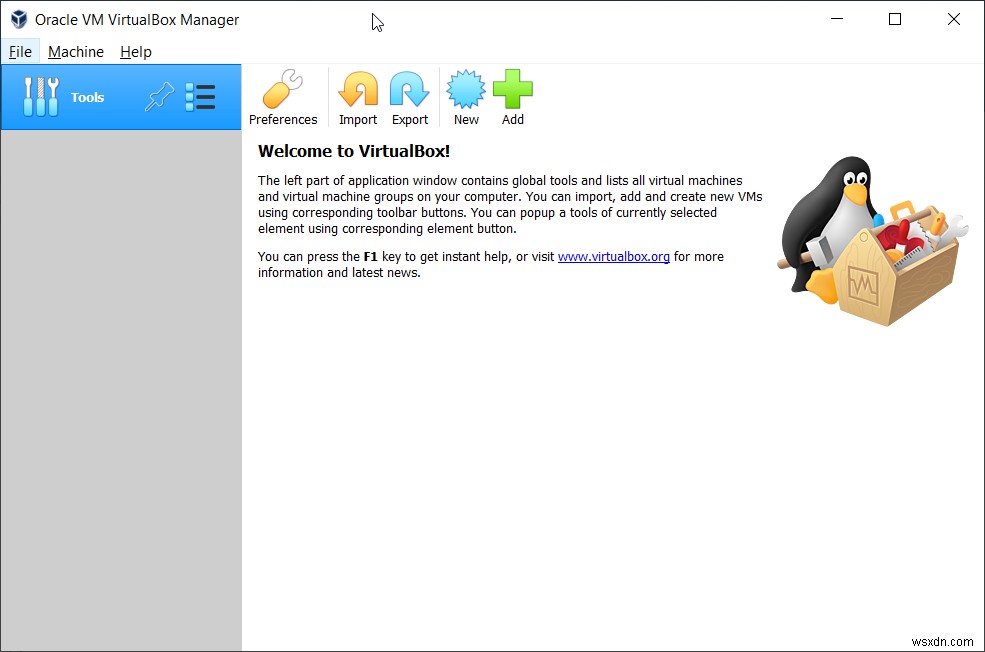 Oracle VM VirtualBox에서 첫 번째 가상 머신 생성하는 방법