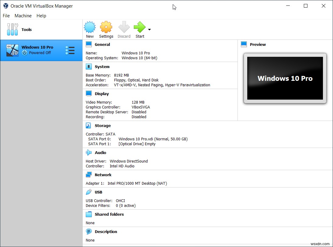 Oracle VM VirtualBox에서 첫 번째 가상 머신 생성하는 방법