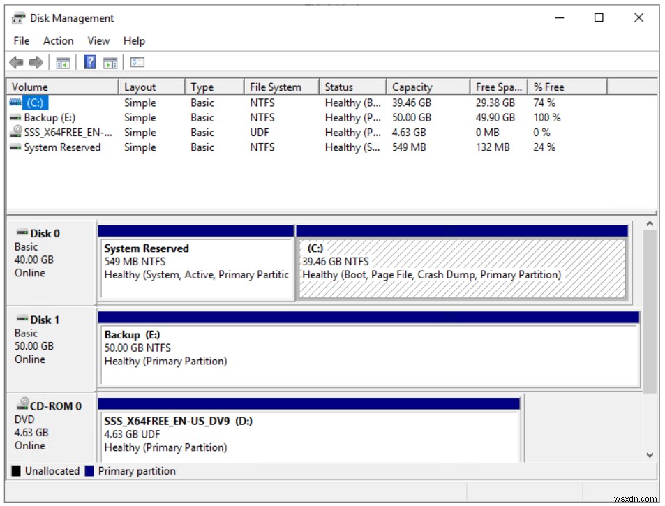 Hyper-V 2019 가상 머신에서 볼륨 축소 및 확장하는 방법