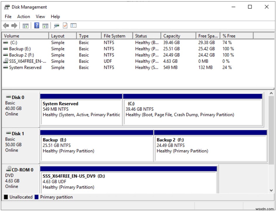 Hyper-V 2019 가상 머신에서 볼륨 축소 및 확장하는 방법