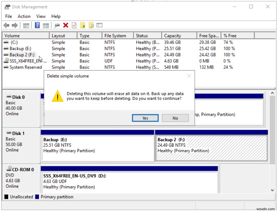 Hyper-V 2019 가상 머신에서 볼륨 축소 및 확장하는 방법