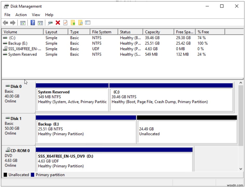 Hyper-V 2019 가상 머신에서 볼륨 축소 및 확장하는 방법