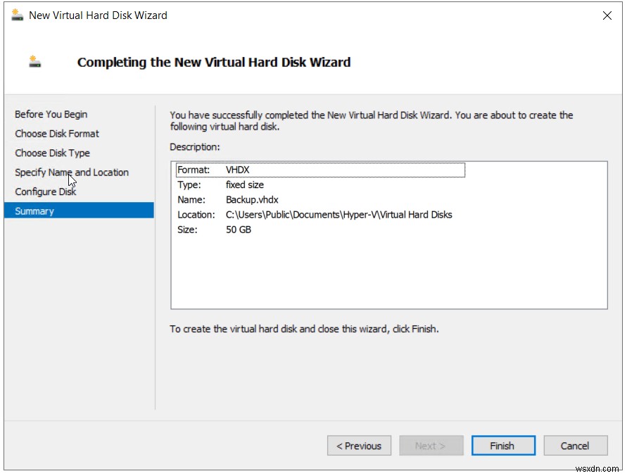 Hyper-V 2019 가상 머신에 가상 디스크를 추가하는 방법