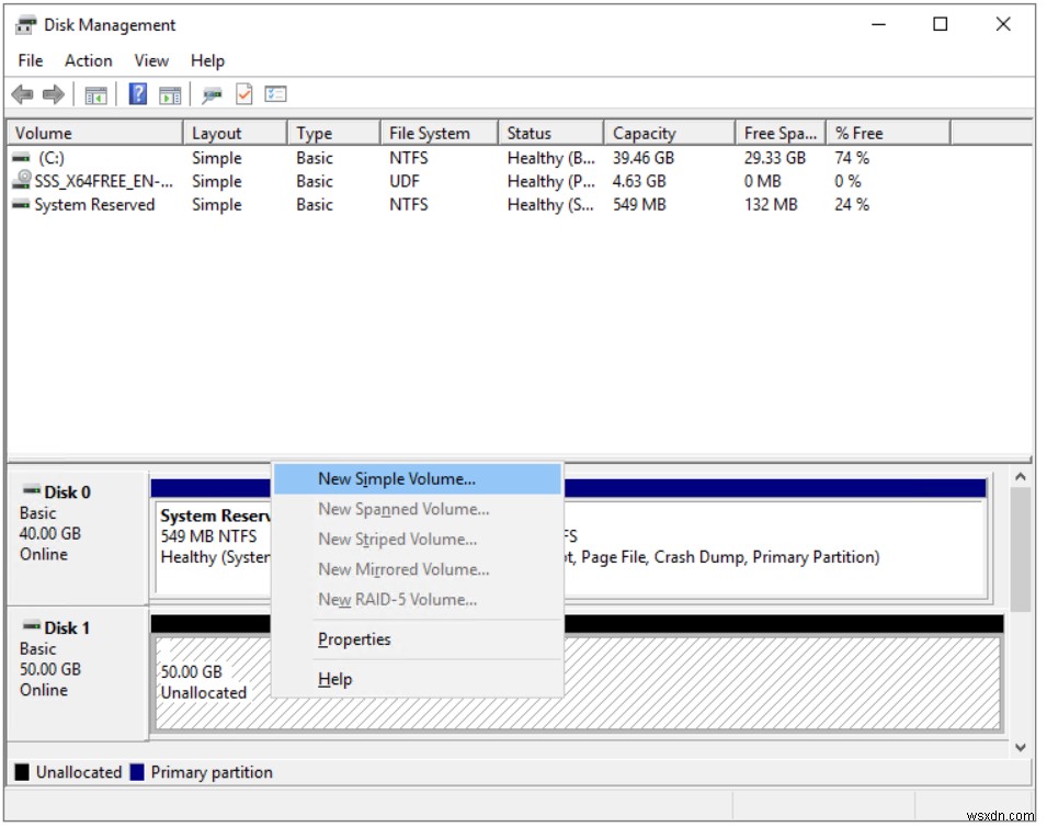 Hyper-V 2019 가상 머신에 가상 디스크를 추가하는 방법