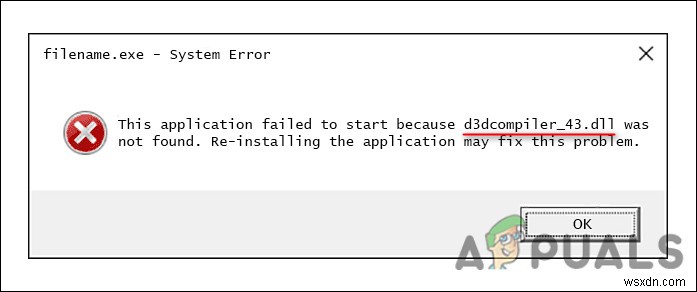 [해결] Windows에서 d3dcompiler_43.dll 누락 오류 수정하는 방법