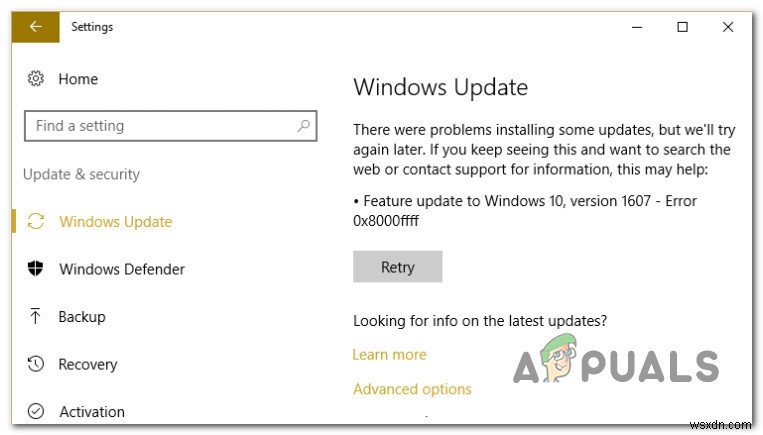 Windows 업데이트 오류 0x8000FFFF 완벽 해결 가이드