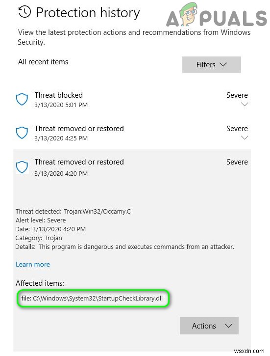 StartUpCheckLibrary.dll 누락 오류 해결 방법 6가지