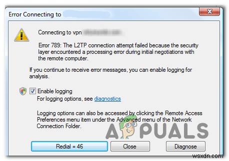 Windows 7/10에서 VPN 오류 789가 발생하는 이유와 해결 방법 총정리