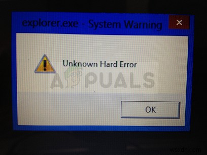 Windows 7·8·10 알 수 없는 하드 오류(Unknown Hard Error) 완벽 해결 가이드