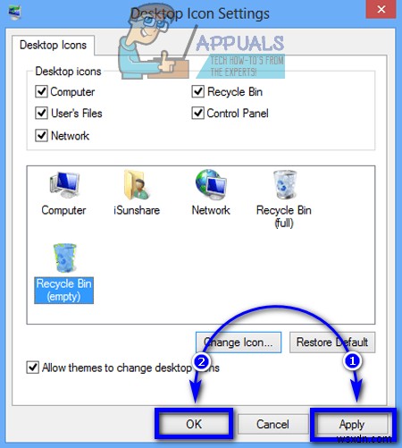 Windows 7, 8, 8.1, 10에서 휴지통 아이콘 변경하는 방법 완벽 가이드