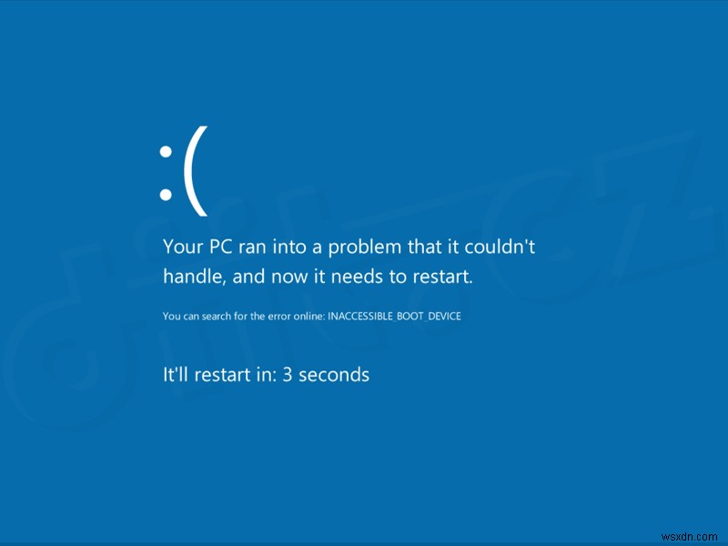 Windows 7/8/10 INACCESSIBLE_BOOT_DEVICE 블루스크린 오류 완벽 해결 가이드