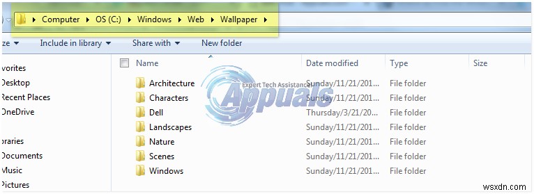 Windows 7, 8, 10 기본 배경화면 파일 위치 총정리