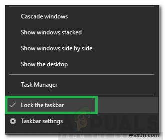 Windows 7에서 작업 표시줄이 자동으로 숨겨지지 않는 문제 해결 방법