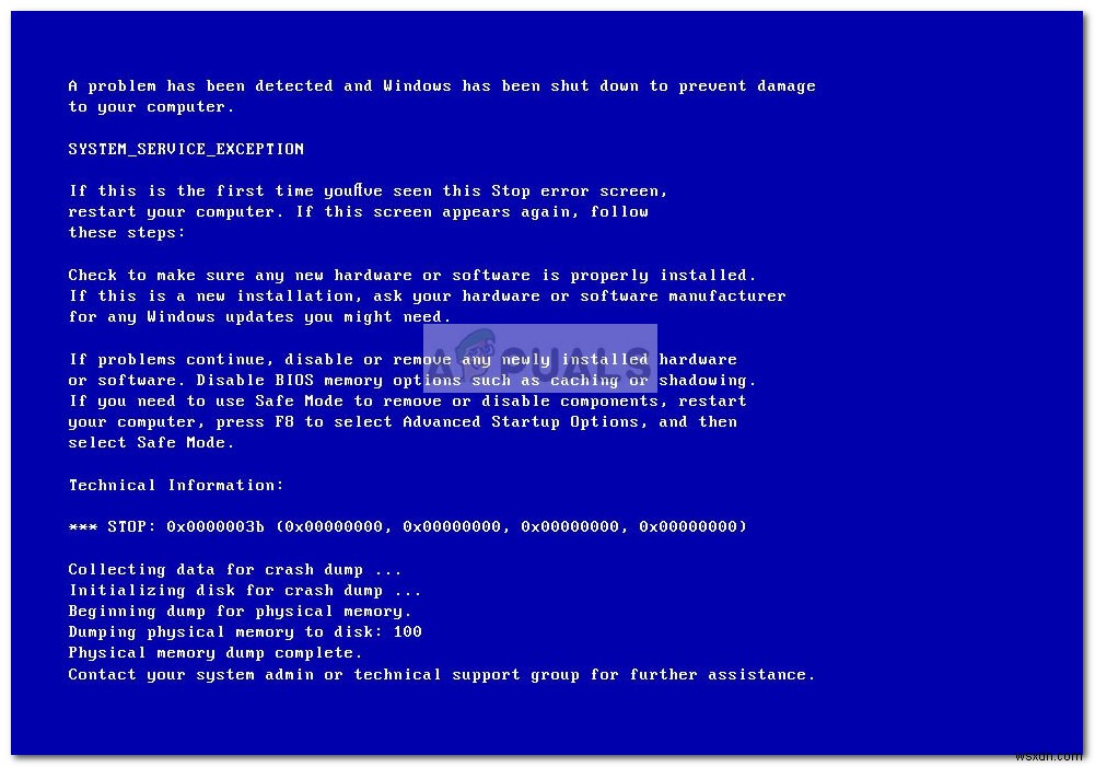 0x0000003B BSOD 오류 해결 방법: 블루스크린 중지 코드 수정 가이드