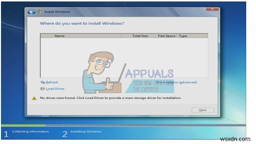 Windows 7 설치 중 하드 디스크가 인식되지 않을 때 해결 방법 총정리