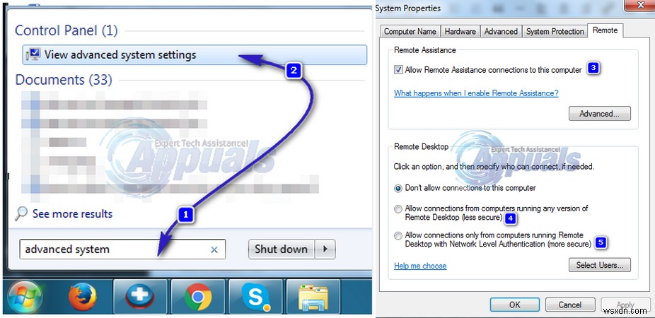 Windows 7 Home Premium에서 원격 데스크톱(RDP) 활성화하는 방법