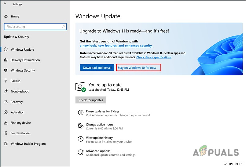 Windows 11 업데이트 취소하고 Windows 10 계속 사용하는 방법