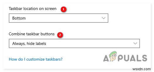 Windows 10에서 시작 메뉴와 작업 표시줄 아이콘을 가운데 정렬하는 방법