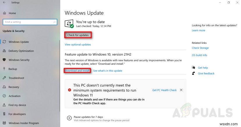 Windows 10 버전 21H2 설치 및 업데이트 방법 완벽 가이드