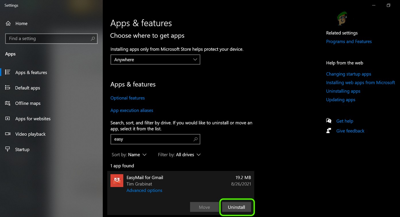 Windows에서 Win32AppBackgroundContext 오류 메시지 해결하는 방법