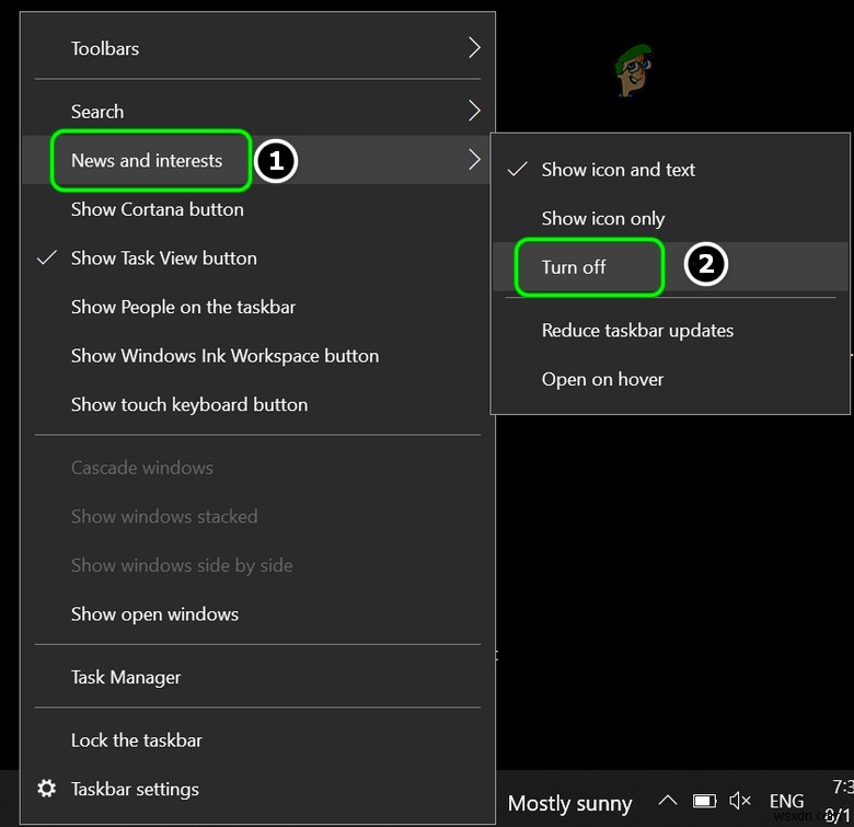 Windows 10 작업 표시줄에서 날씨·뉴스 위젯(뉴스 및 관심 사항) 제거하는 완벽 가이드