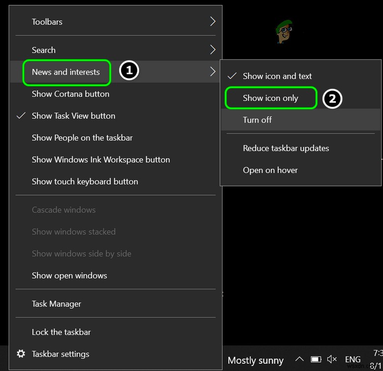 Windows 10 작업 표시줄에서 날씨·뉴스 위젯(뉴스 및 관심 사항) 제거하는 완벽 가이드