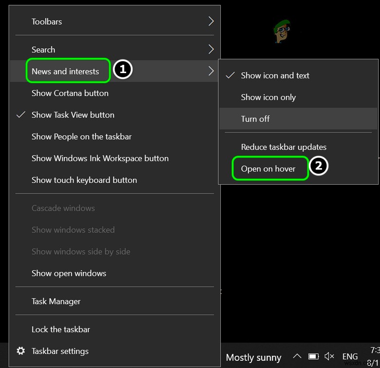 Windows 10 작업 표시줄에서 날씨·뉴스 위젯(뉴스 및 관심 사항) 제거하는 완벽 가이드