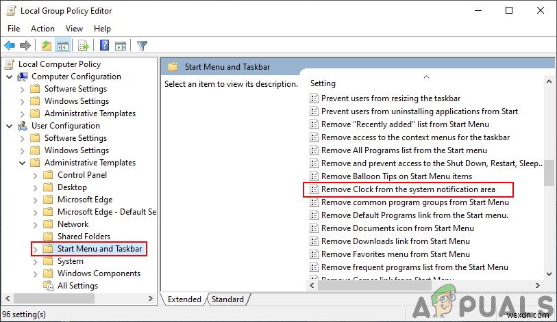 Windows 10 시스템 알림 영역에서 시계 및 날짜 표시를 켜고 끄는 3가지 방법