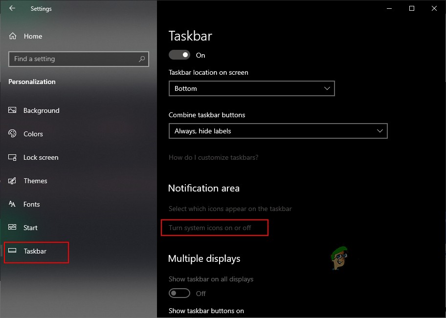Windows 10 시스템 알림 영역에서 시계 및 날짜 표시를 켜고 끄는 3가지 방법