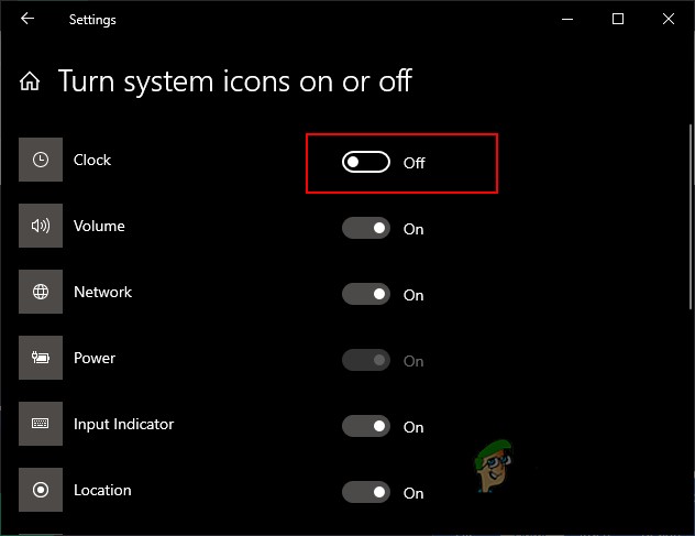 Windows 10 시스템 알림 영역에서 시계 및 날짜 표시를 켜고 끄는 3가지 방법