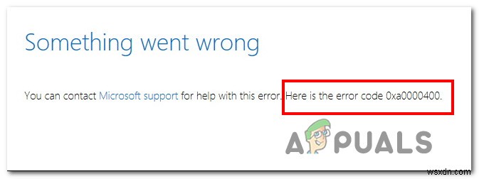 Windows 10 오류 코드 0xA0000400 완벽 해결 가이드