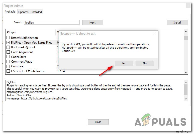 Windows 10에서 Notepad++ 플러그인 설치 실패 오류 해결 방법