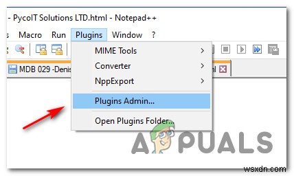 Windows 10에서 Notepad++ 플러그인 설치 실패 오류 해결 방법