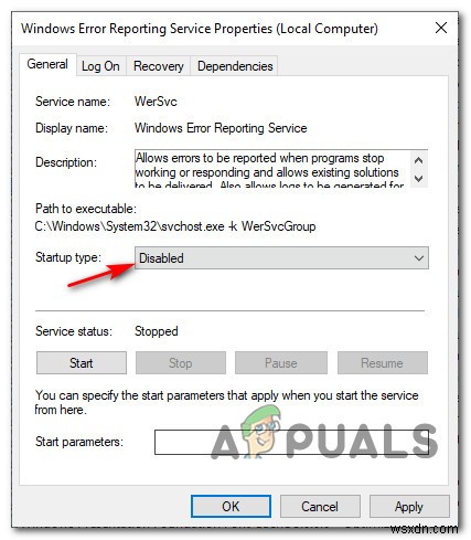 Windows 10에서 오류 보고(Error Reporting) 기능을 비활성화하는 방법