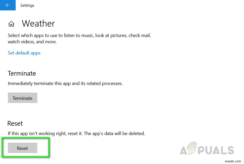 Windows 10 날씨 앱이 작동하지 않거나 충돌할 때 해결 방법