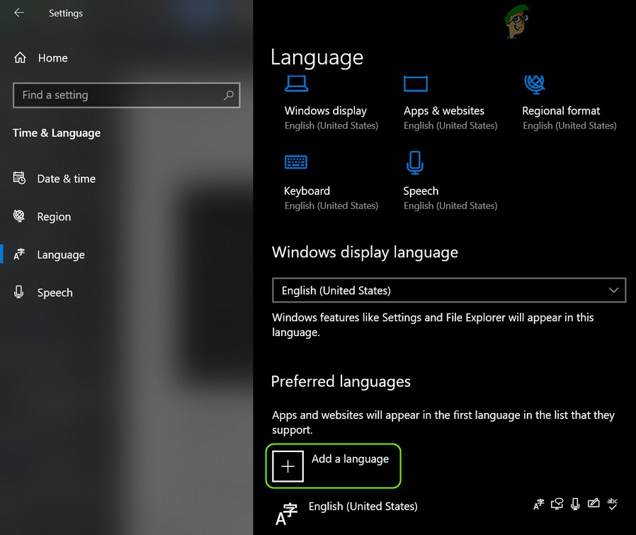 Windows 10에서 언어가 삭제되지 않는 문제 해결 방법