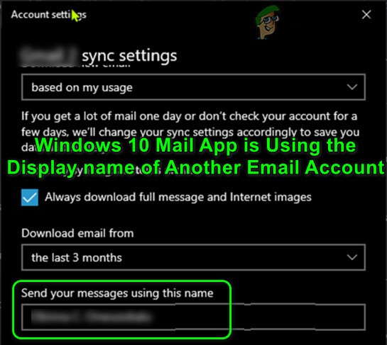 Windows 10 메일 앱 표시 이름 변경 방법 – 발신 이메일에 다른 이름이 표시될 때 해결법
