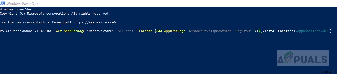 Windows 10에서 Microsoft Store 앱 재설치하는 방법 (PowerShell 활용)