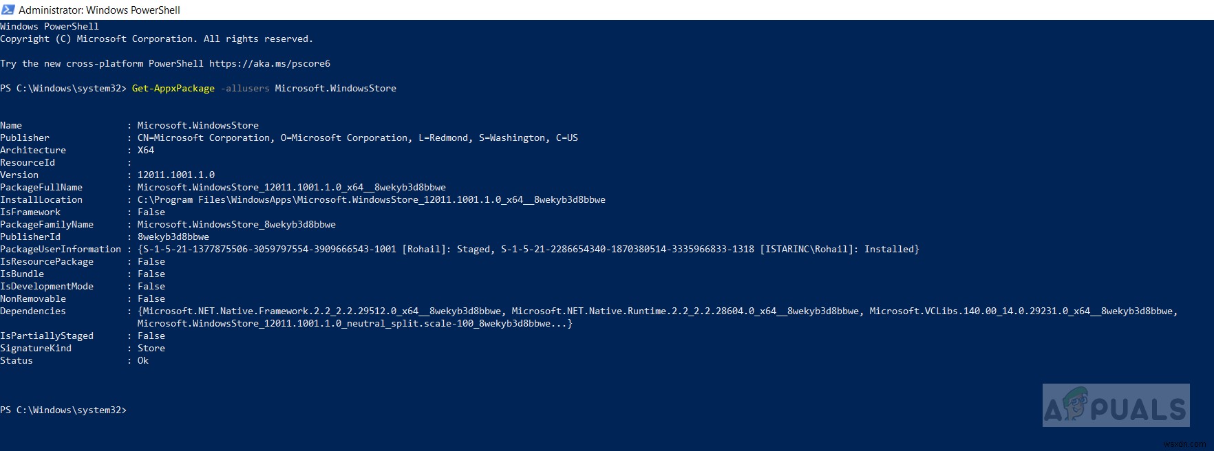 Windows 10에서 Microsoft Store 앱 재설치하는 방법 (PowerShell 활용)