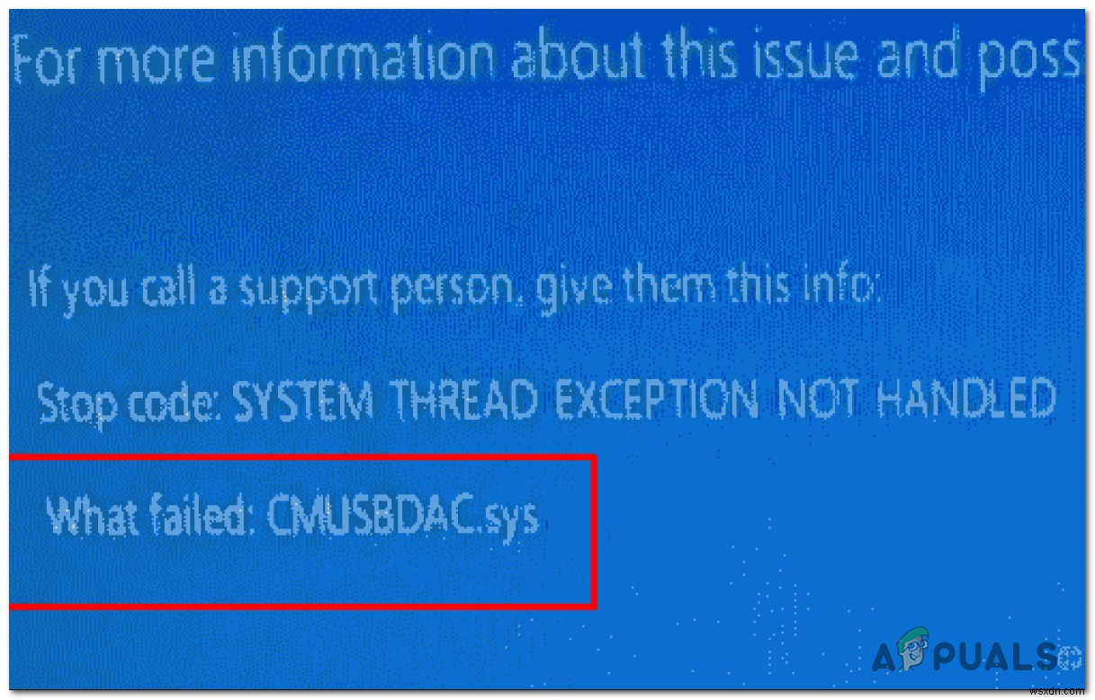Windows 10에서 CMUSBDAC.sys 블루스크린(BSOD) 오류를 해결하는 방법