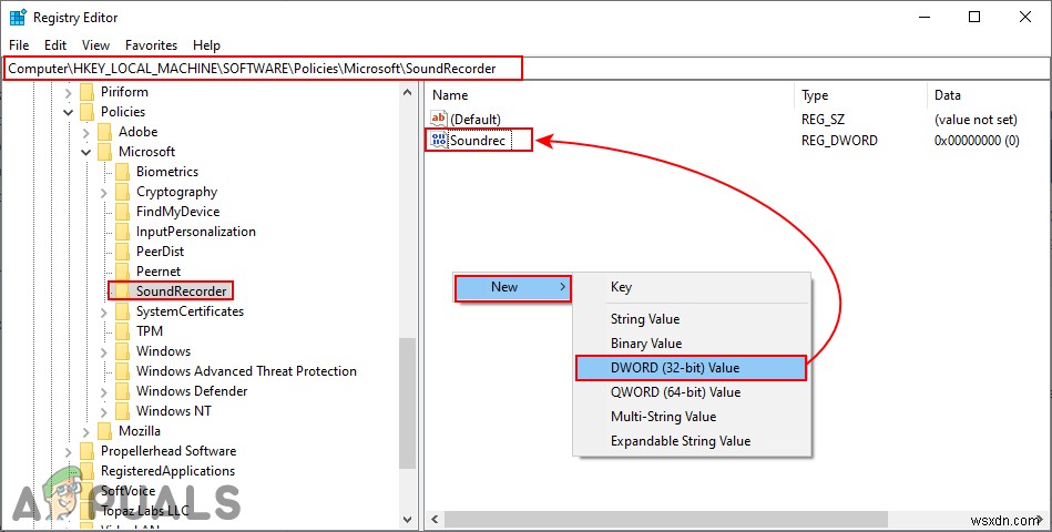 Windows 10에서 사운드 레코더(녹음기)를 비활성화하는 방법